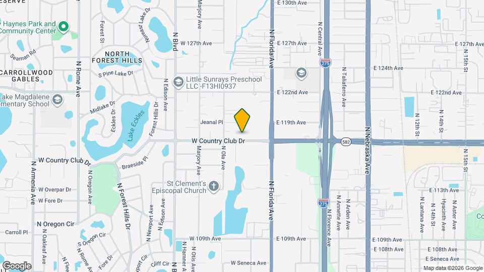 305 W Country Club Dr Map and Location Details