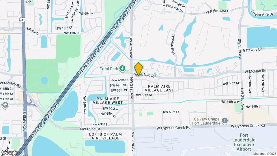 6980 NW 30th Terrace Map and Location Details