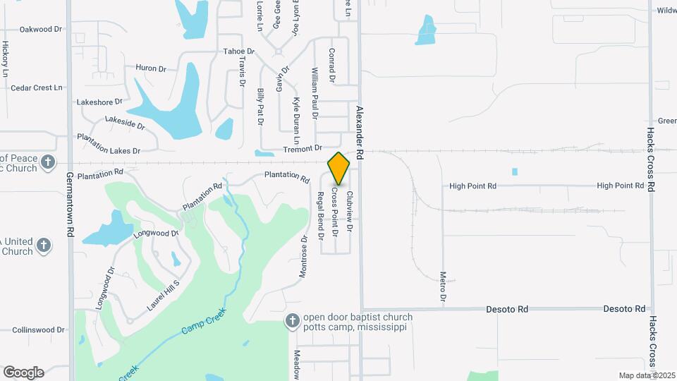 8456 Cross Point Dr Map and Location Details