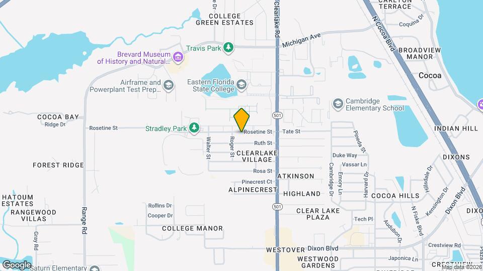 1660 Rosetine St Map and Location Details