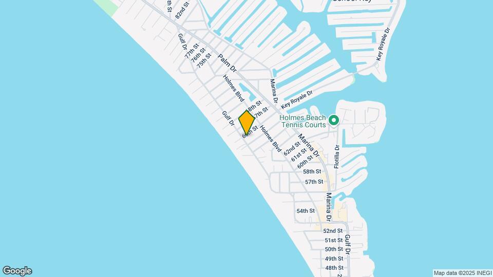 6507 Gulf Dr Map and Location Details