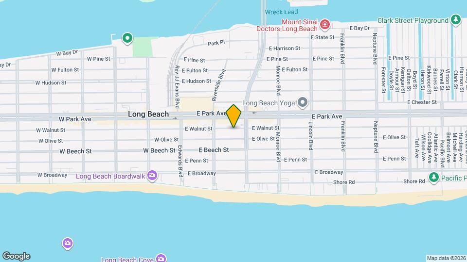 150 E Walnut St Map and Location Details