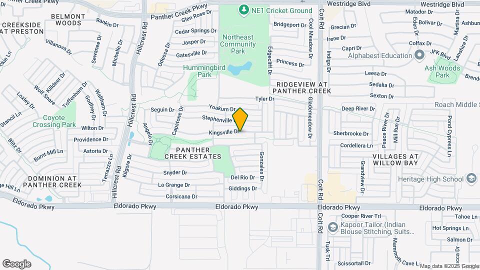 11903 Kingsville Dr Map and Location Details