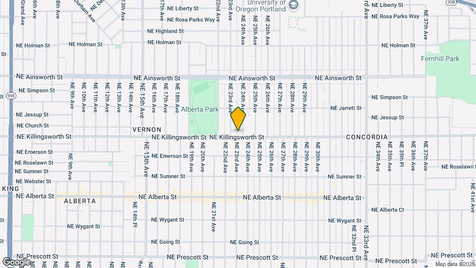 2321-2323 NE Killingsworth St Map and Location Details