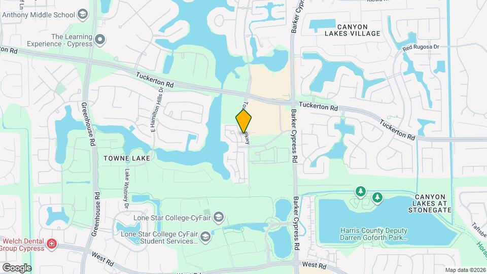 9627 Towne Lake Pkwy Map and Location Details