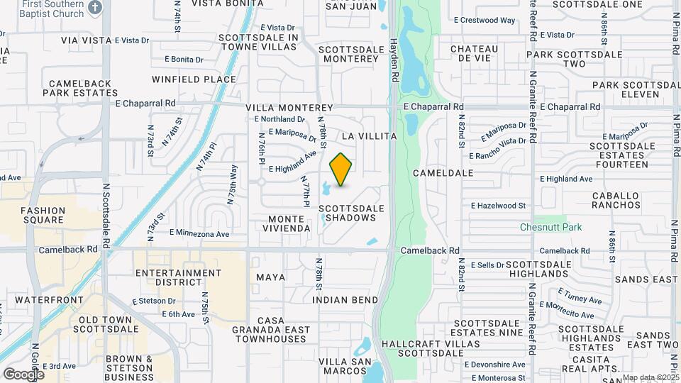 7860 E Camelback Rd Map and Location Details