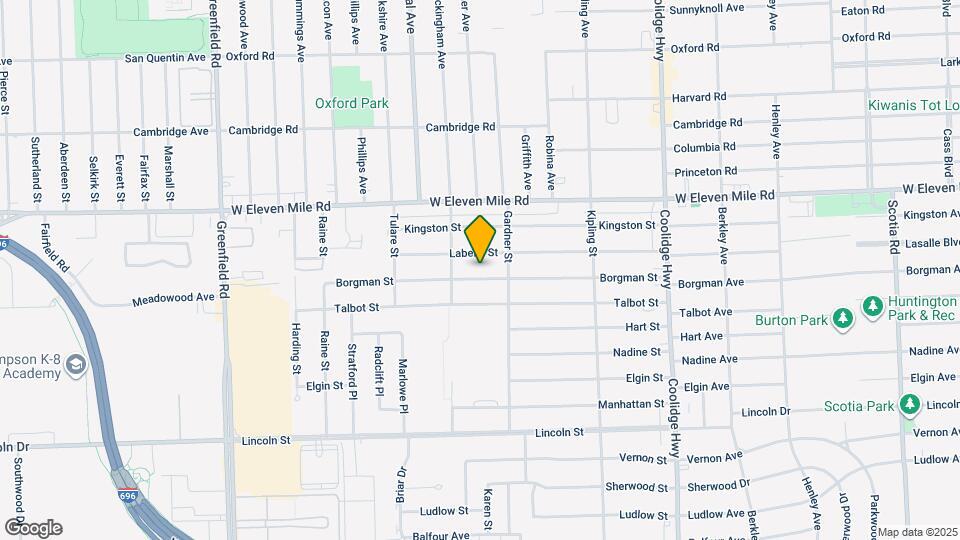 14450 Borgman St Map and Location Details