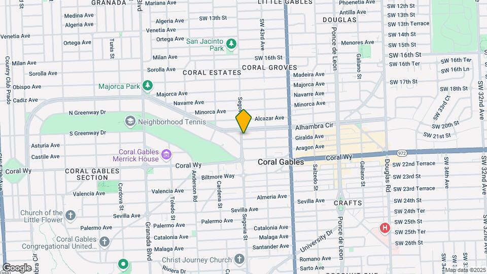 547 Giralda Ave Map and Location Details