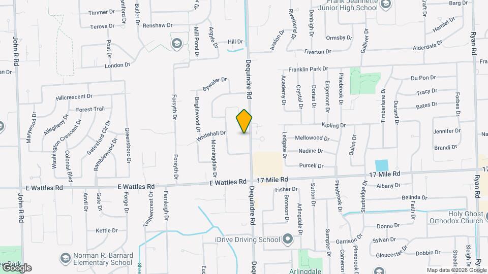 39409 Dequindre Rd Map and Location Details