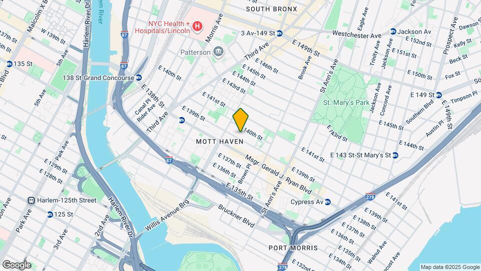 429 E 139th St Map and Location Details