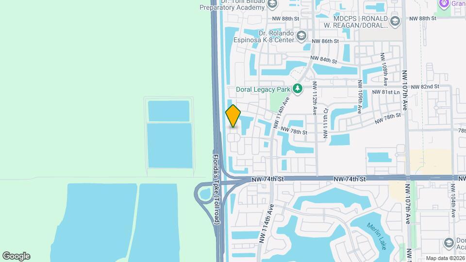 11633 NW 78th St Map and Location Details