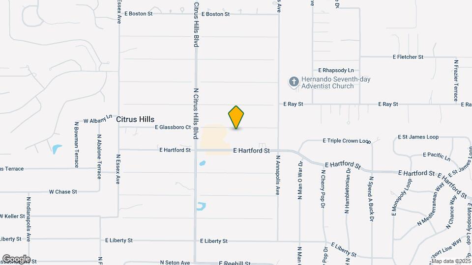 636 E Gilchrist Ct Map and Location Details