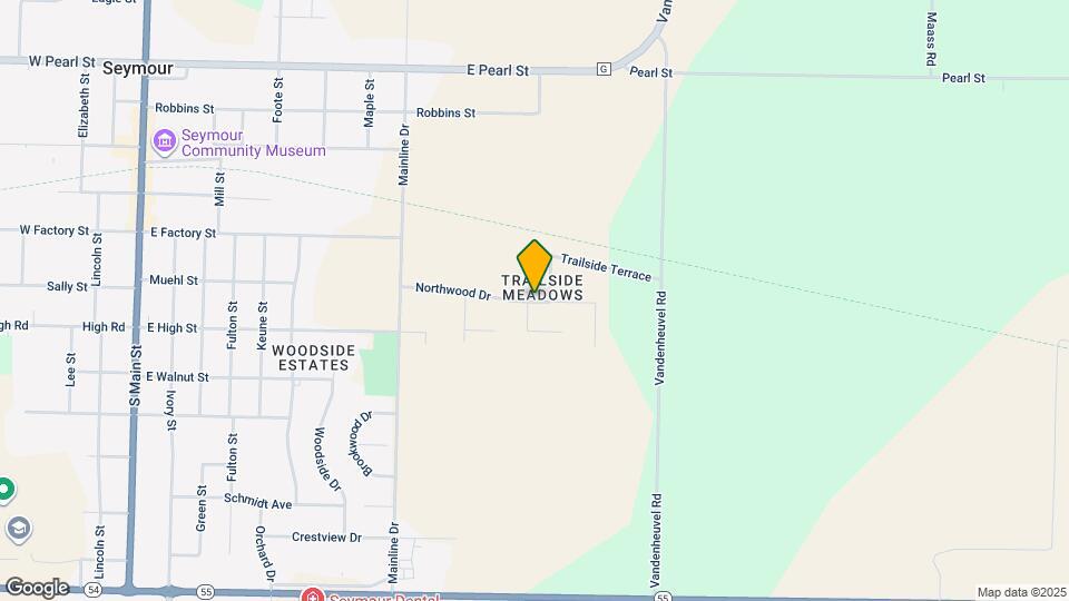 1127 Northwood Dr Map and Location Details