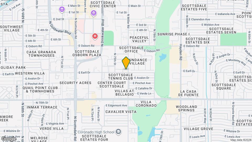 7580 E Earll Dr-Unit -84 Map and Location Details