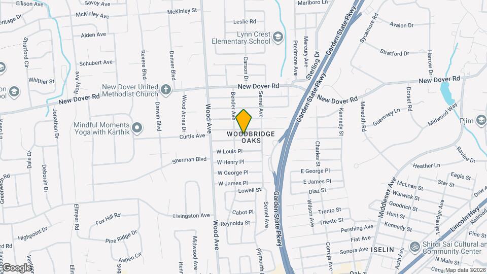 55 W Iselin Pkwy Map and Location Details