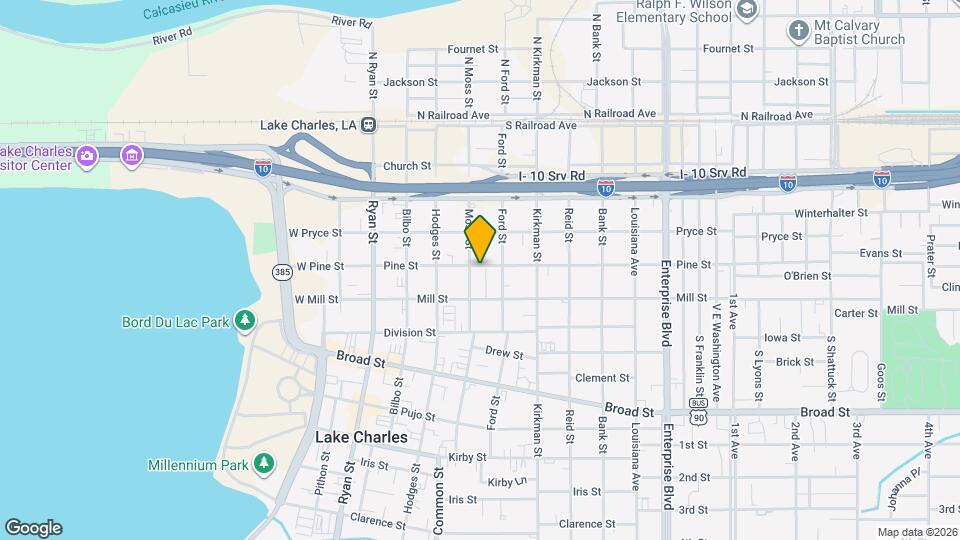 616 Pine St Mapa y Detalles de la Ubicación