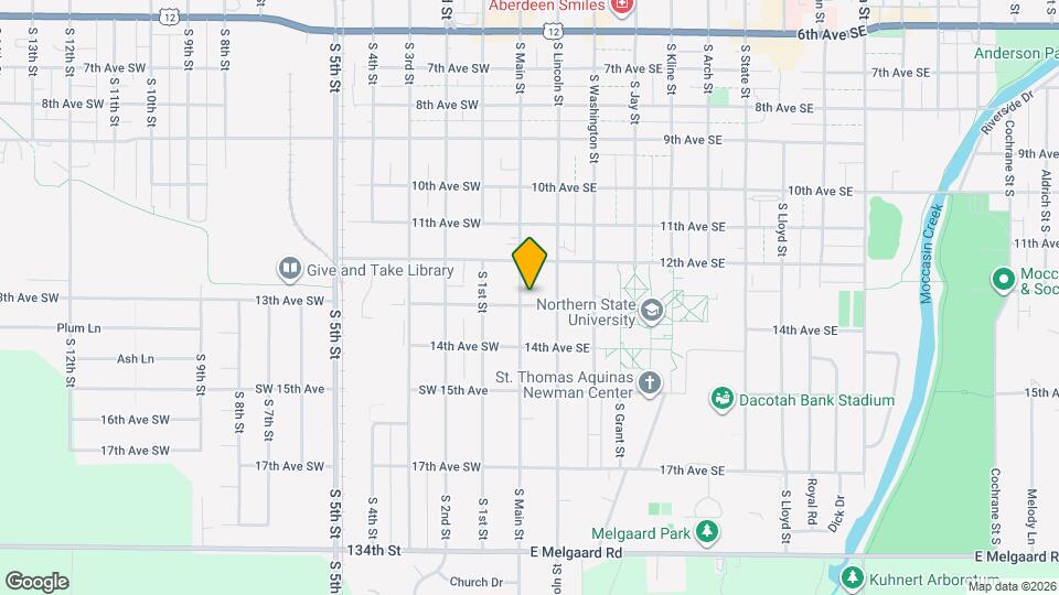 1223 S Main St Map and Location Details