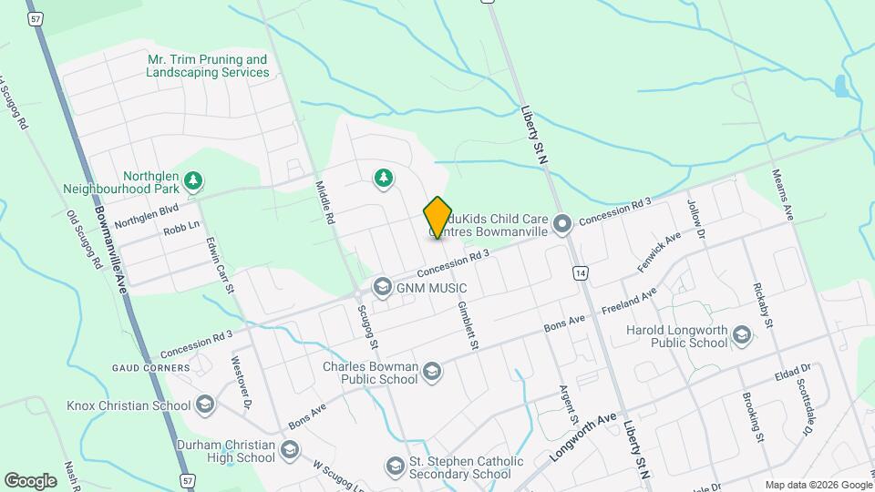 407 Northglen Blvd Map and Location Details