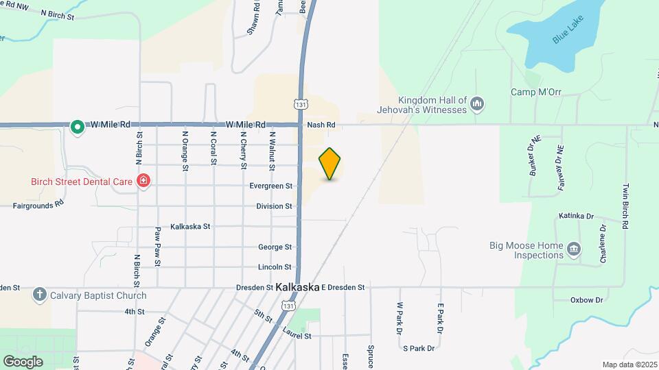 Kalkaska Woods Apartments Map and Location Details