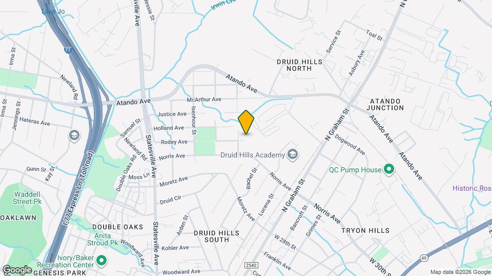 712 Rodey Ave Map and Location Details