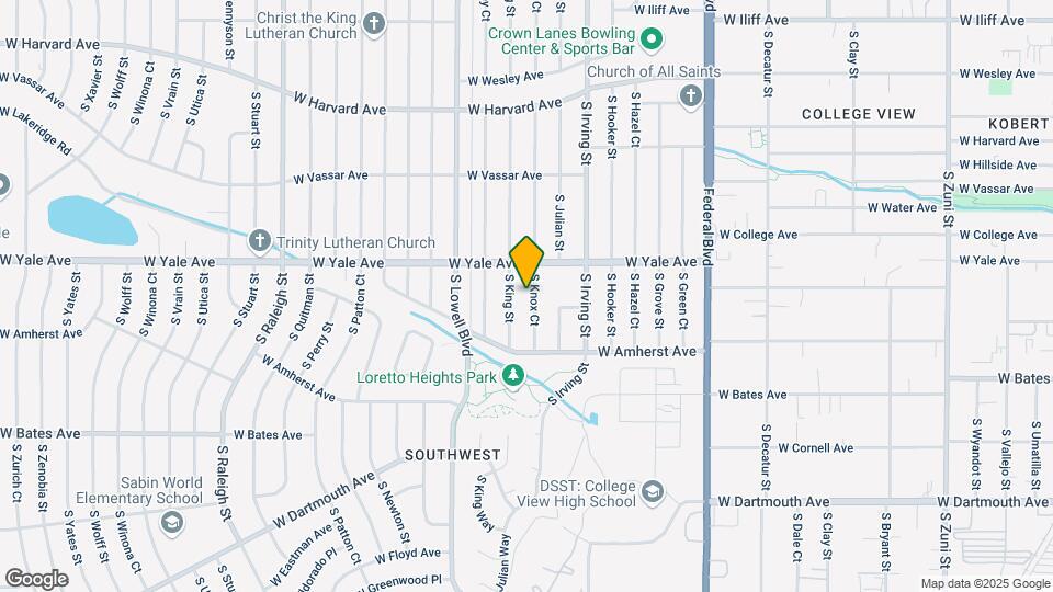 2739 S Knox Ct Mapa y Detalles de la Ubicación