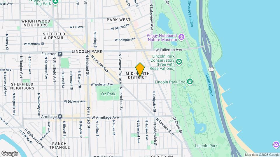 2217 N Cleveland Ave Map and Location Details
