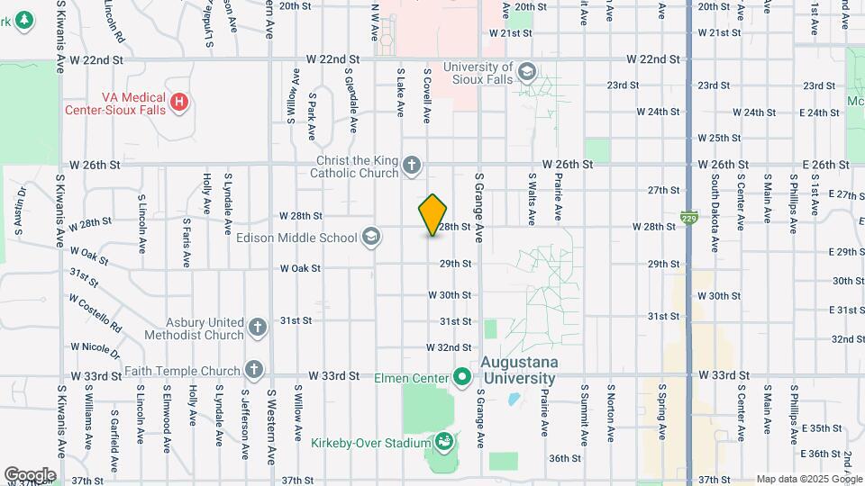 2012-2012 S Covell Ave Map and Location Details