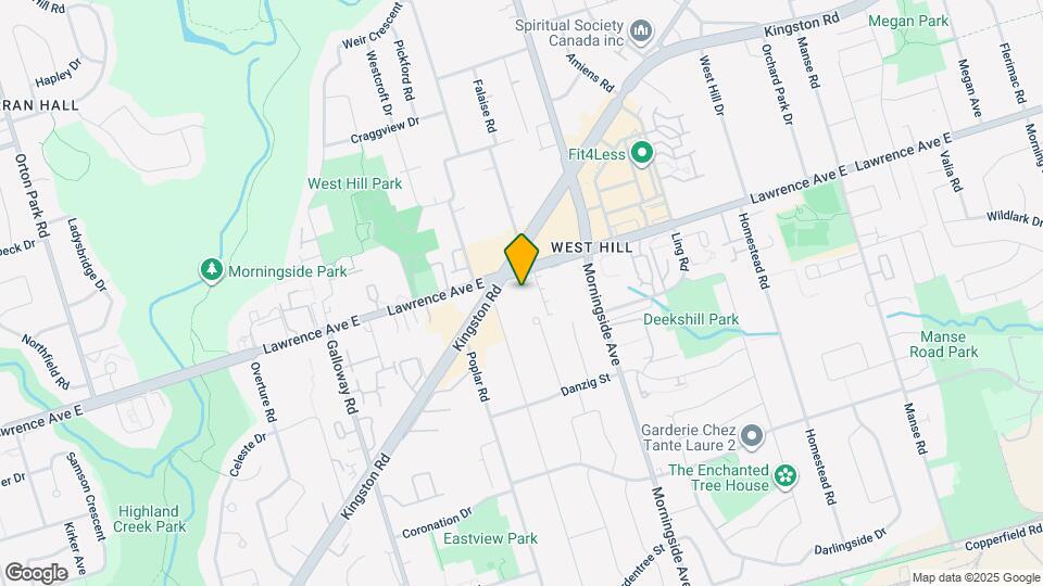 West Hill Apartments Map and Location Details