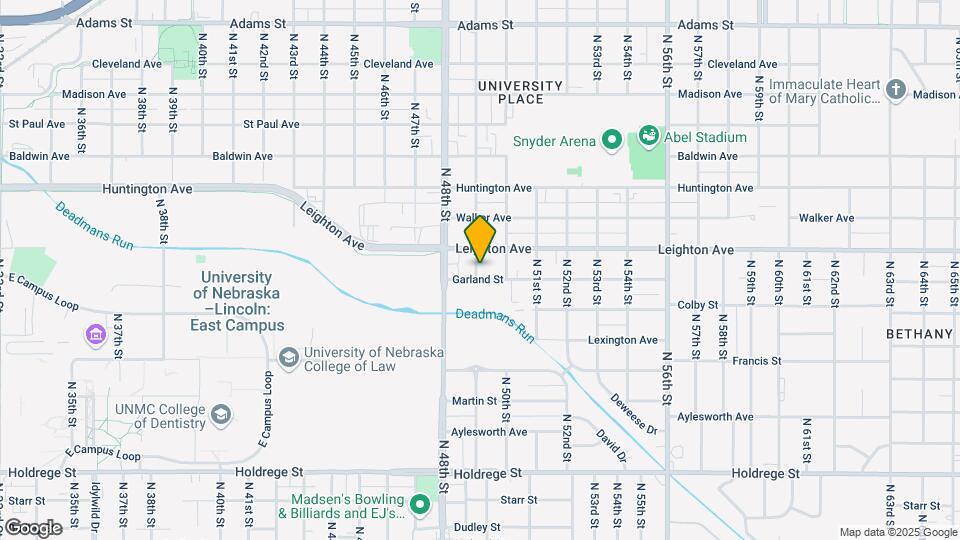 4902 Garland St Map and Location Details