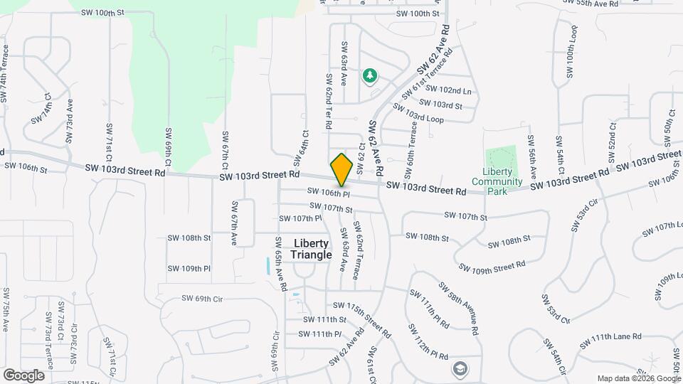 6311 SW 106th Pl Map and Location Details
