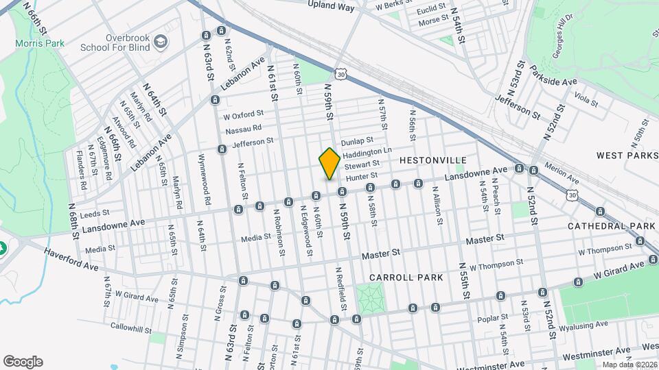 1619 N Redfield St Map and Location Details