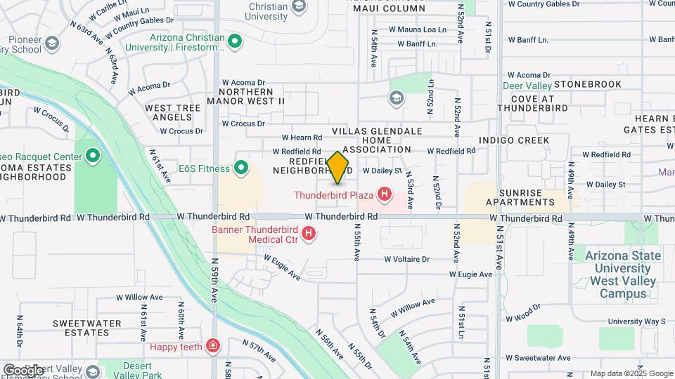 5528 W Calavar Rd Map and Location Details