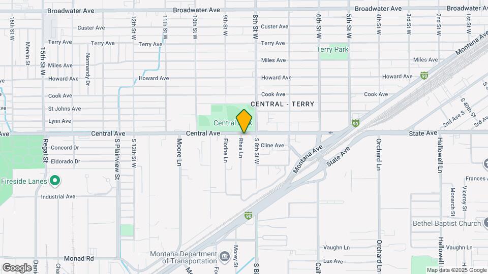 820 Central Ave Mapa y Detalles de la Ubicación