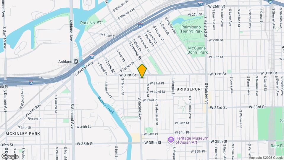 3115 S Racine Ave, Unit 2R Mapa y Detalles de la Ubicación