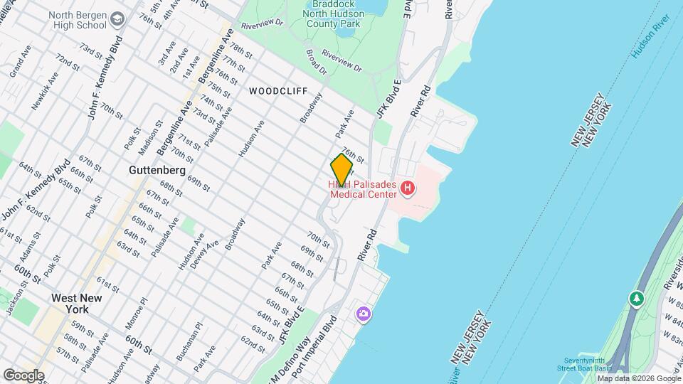 7312 JFK Blvd E Map and Location Details