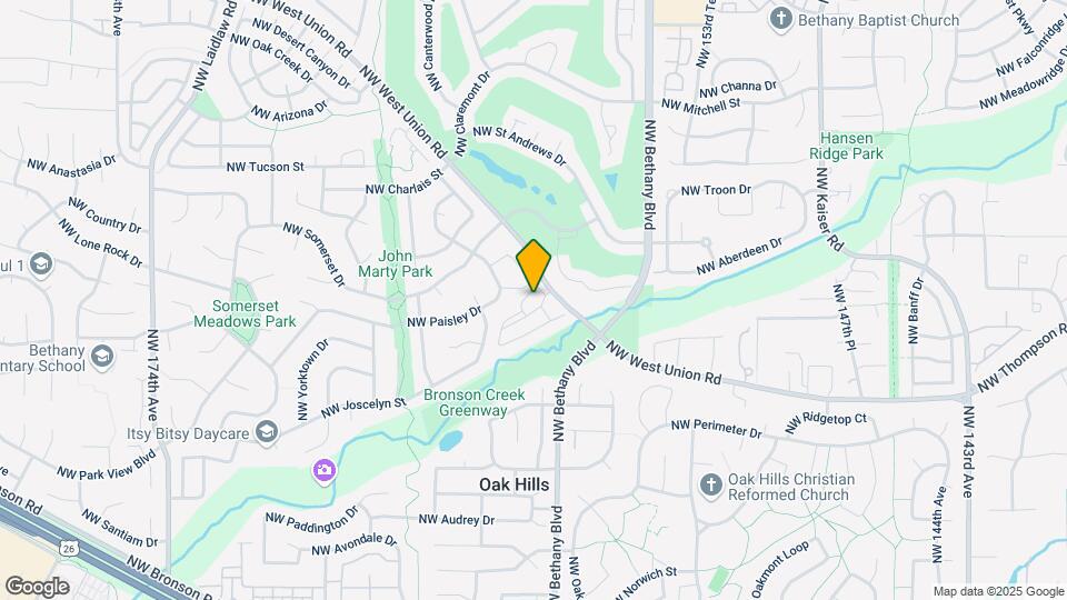 Oak Hill Apartments Map and Location Details
