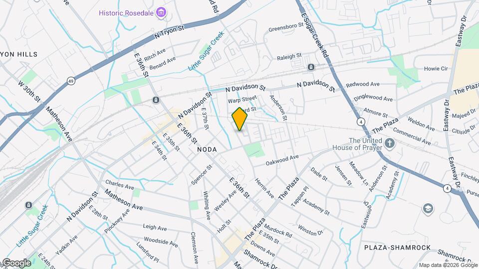 807 Herrin Ave Map and Location Details