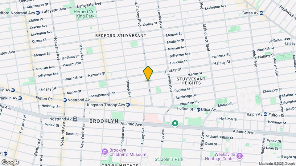 428 Marcus Garvey Blvd Mapa y Detalles de la Ubicación