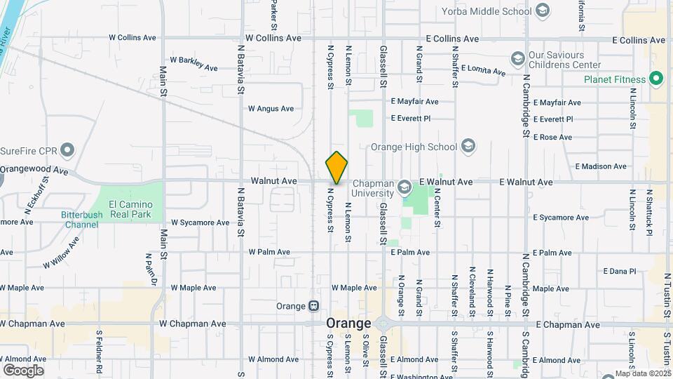 481 N Cypress St Map and Location Details