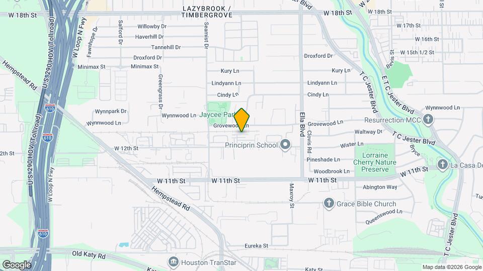 3411 Timbergrove Heights St. Map and Location Details