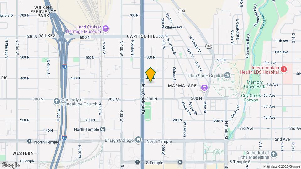 253 W 400 N Mapa y Detalles de la Ubicación