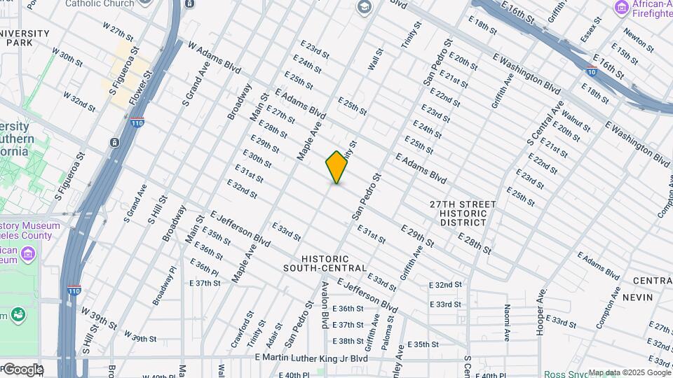 608 E 29th St Map and Location Details