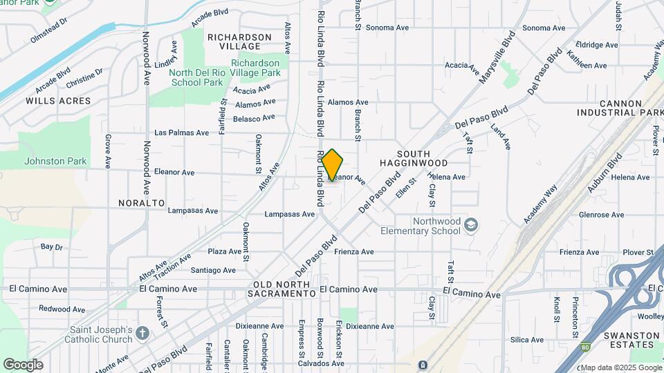 2678 Rio Linda Blvd Map and Location Details