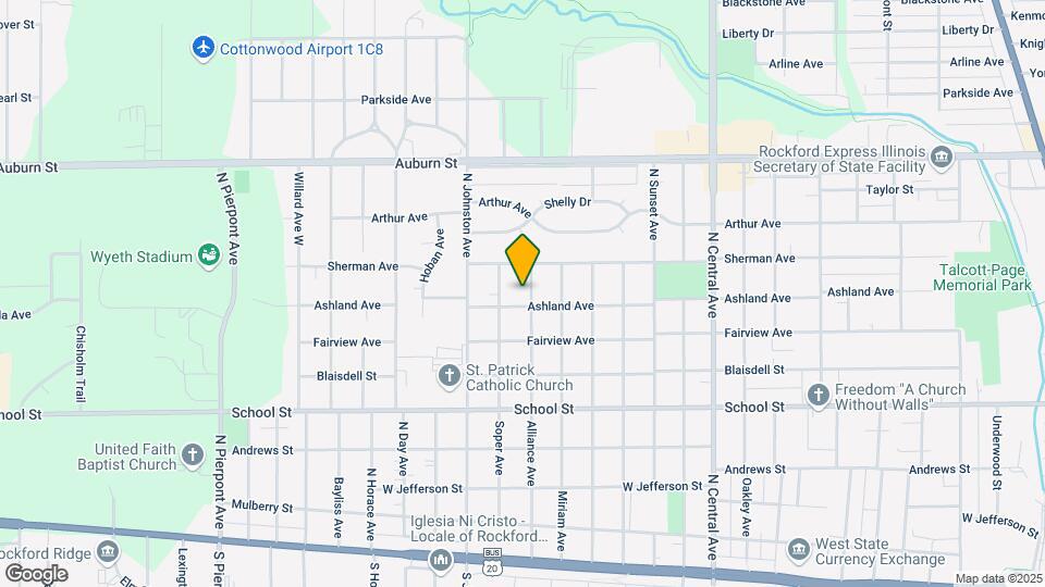 810 Alliance Ave Map and Location Details