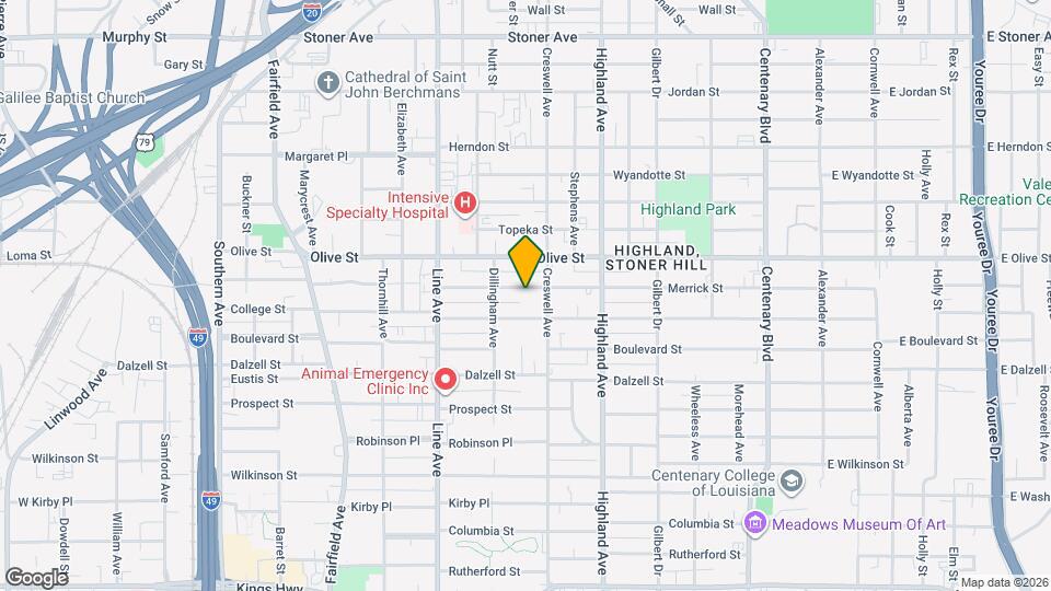 621 Merrick St Map and Location Details