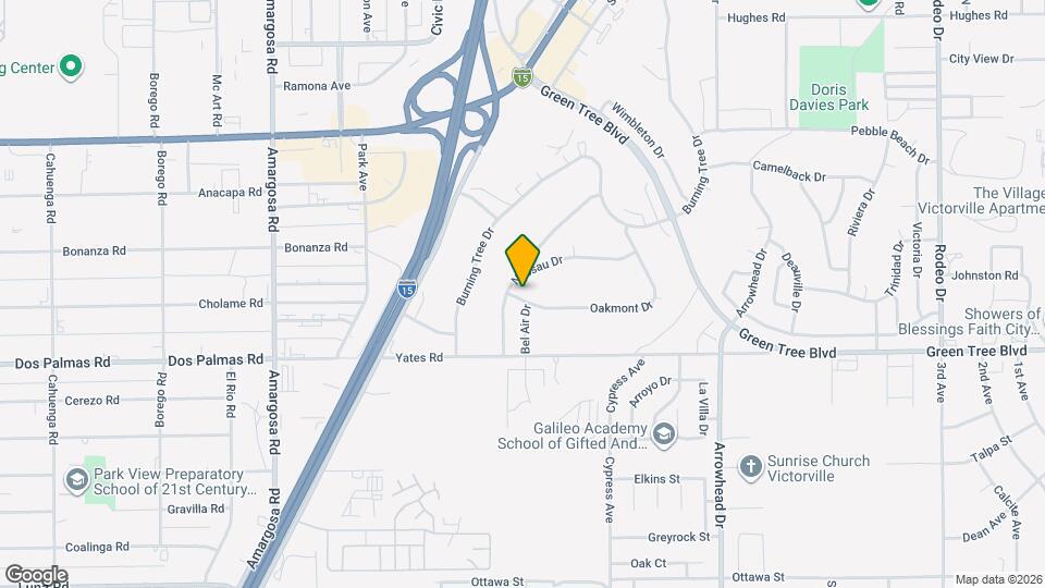 13520 Oakmont Dr Map and Location Details