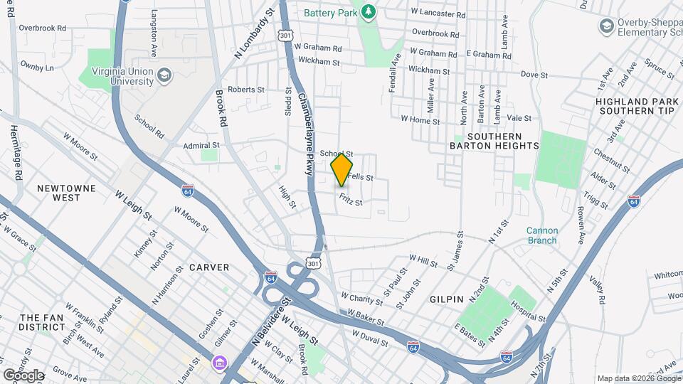 510 Fritz St Map and Location Details