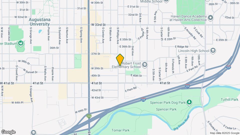 3012 S Phillips Ave Map and Location Details