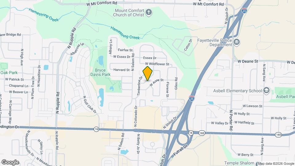 3195 W Woodfield Way Map and Location Details