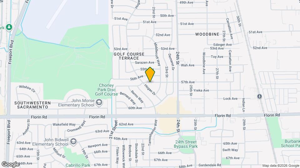 2156 57th Ave Map and Location Details